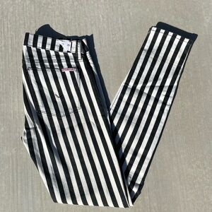 Hudson skinny Striped Jeans